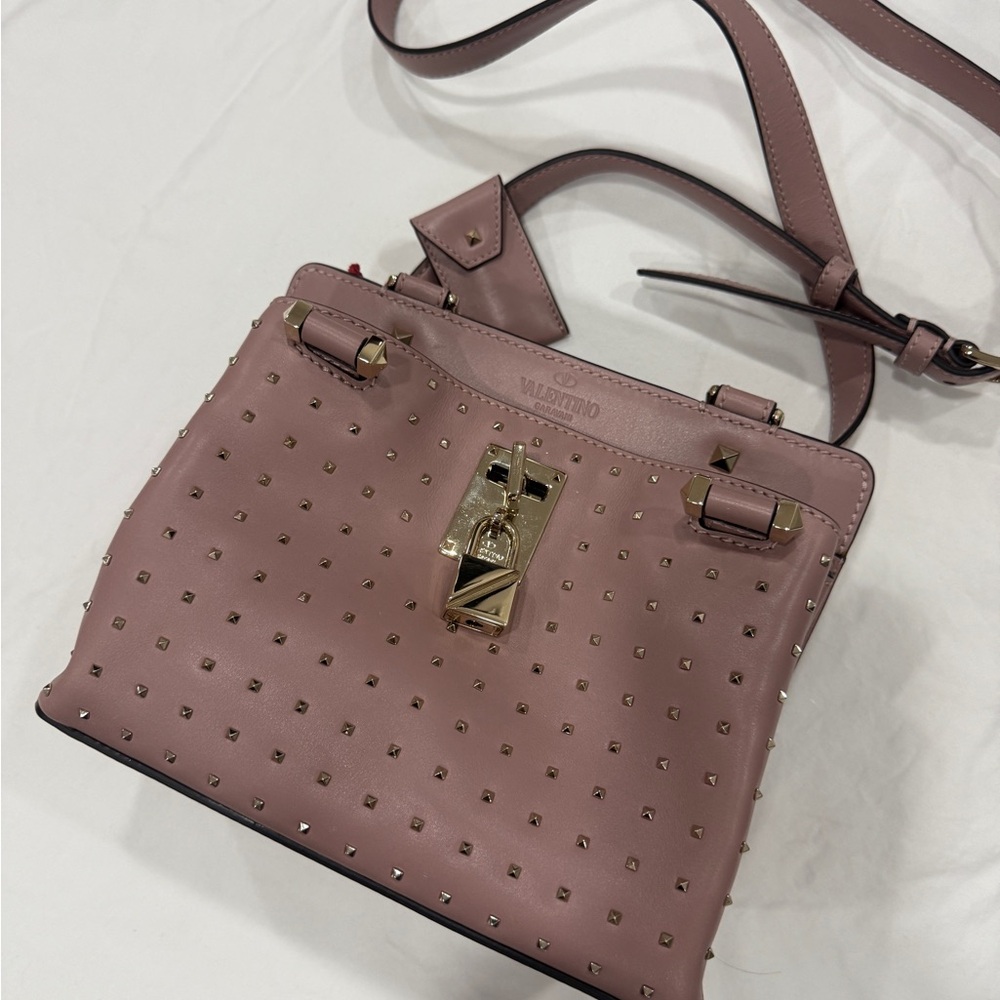 Valentino Pink Studded Women's Bag